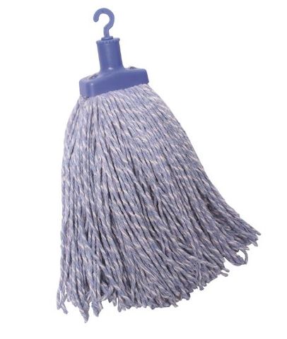 SABCO 400G CONTRACTOR MOP AND HANDLE SET BLUE