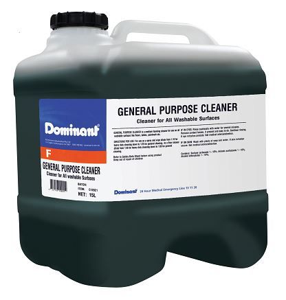 DOMINANT GENERAL PURPOSE CLEANER 15L DRUM