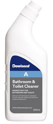 DOMINANT BATHROOM AND TOILET CLEANER 500ML BOTTLE