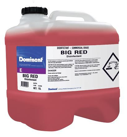DOMINANT BIG RED DISINFECTANT 15L DRUM