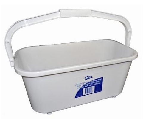 EDCO ALL PURPOSE MOP & SQUEEGEE BUCKET 11LT  WHITE