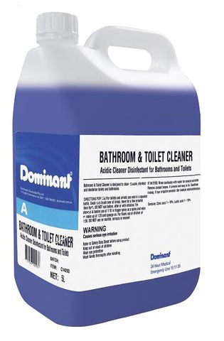 DOMINANT BATHROOM AND TOILET CLEANER 5L