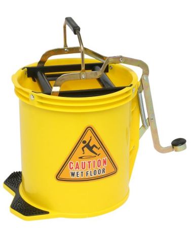 EDCO 15 LITRE WRINGER BUCKET YELLOW