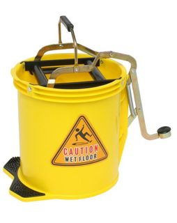 EDCO 15 LITRE WRINGER BUCKET YELLOW