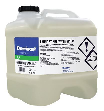 DOMINANT LAUNDRY PREWASH SPRAY 15L DRUM