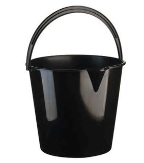 SABCO 9.6L BLACK SPOUT BUCKET