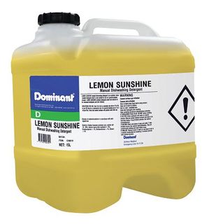 DOMINANT LEMON SUNSHINE MANUAL DISH DETERGENT 15L DRUM