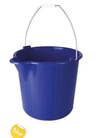 OATES HEAVY DUTY BUCKET PLASTIC BLUE 12LT 165034