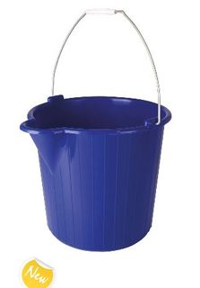 OATES HEAVY DUTY BUCKET PLASTIC BLUE 12LT 165034