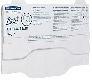 TOILET SEAT COVER: Kimberly Clark, 125 p/pack, 24 packs p/ctn