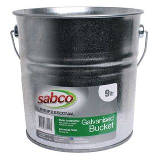 9L GALVANISED BUCKET WITH WIRE HANDLE