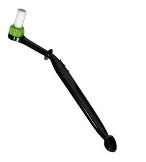 CAFETTO SWIVEL HEAD BRUSH BLACK AND GREEN