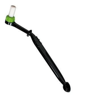 CAFETTO SWIVEL HEAD BRUSH BLACK AND GREEN