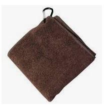 CAFETTO MICROFIBRE CLEANING CLOTH CLIP CLOTH BROWN