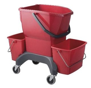 OATES EZY ERGO BUCKET PLASTIC 25LT RED 165479