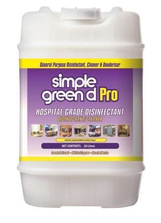 SIMPLE GREEN D PRO CLEANER DISINFECTANT CONCENTRATE 20L DRUM