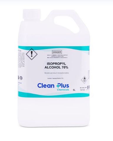 CLEAN PLUS ISOPROPYL ALCOHOL 70% (IPA) 20L