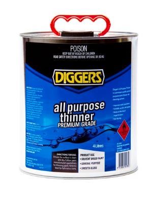DIGGERS THINNERS ALL PURPOSE DIG 4 LT