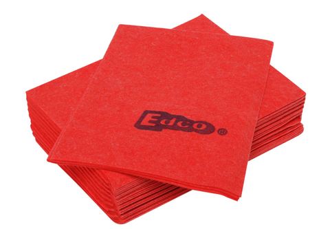 EDCO MERRITEX HEAVY DUTY VISCOSE CLOTH 10PK RED