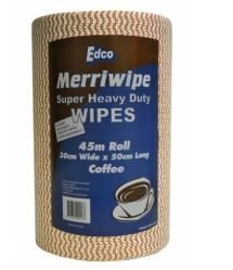 EDCO MERRIWIPE SUPER HEAVY DUTY WIPES COFFEE ROLLS