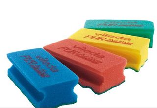 OATES VILEDA PUR ACTIVE HIGH FOAM SCOURER GREEN 123115