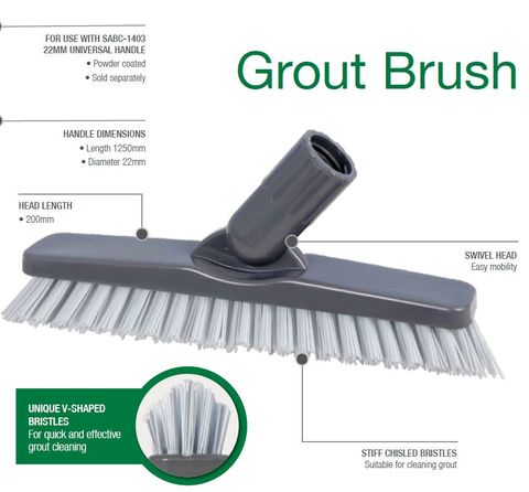 Buy Tile & Grout Cleaning Brush - Sabco