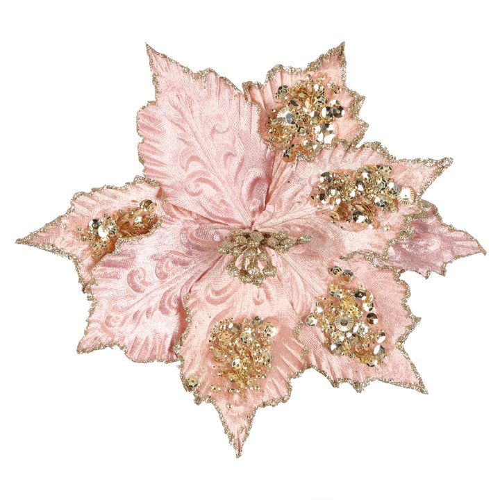 Stella Clip on Poinsettia Pink