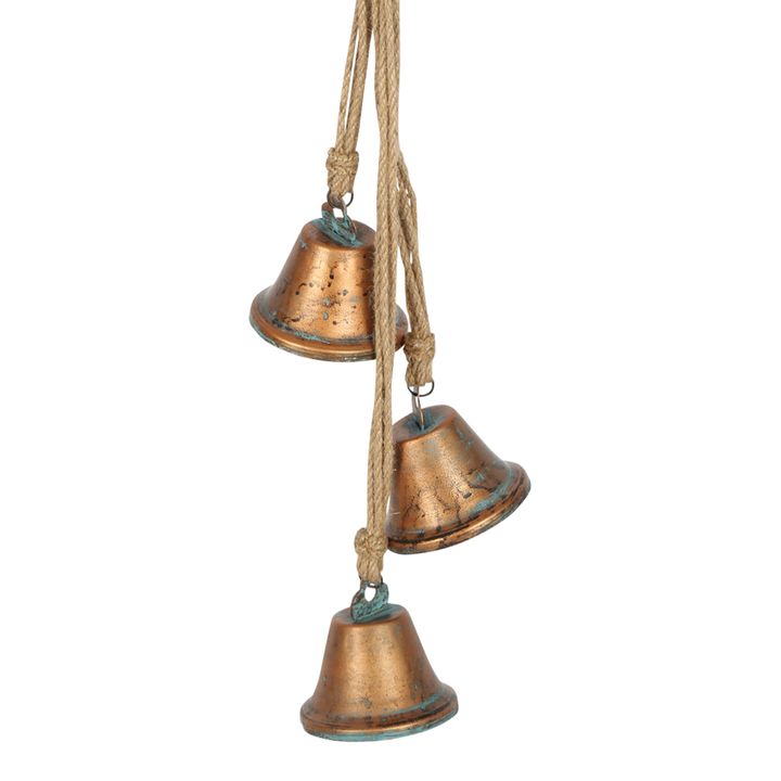 Clang Hanging Set of 3 Bells Bronze