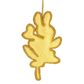 Golden Wattle Hanging Tree Decoration