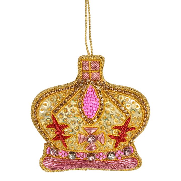 Coronation Crown Hanging Tree Decoration