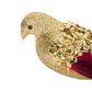 Lamson Sequin Clip On Bird Gold with Red Tail