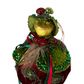 Sardella Frog Prince Ornament Plum & Green