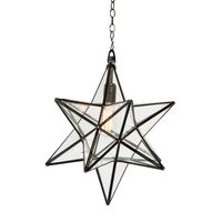 Star Ceiling Pendant Large Black