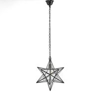 Star Ceiling Pendant Large Black