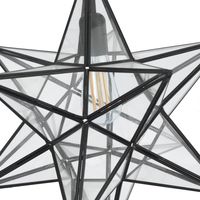 Star Ceiling Pendant Large Black