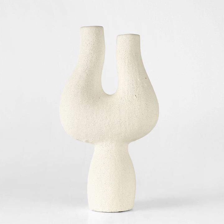 Moore Vase Tall Chalk