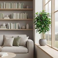 Schefflera Tree W/450 Leaves Green/Red