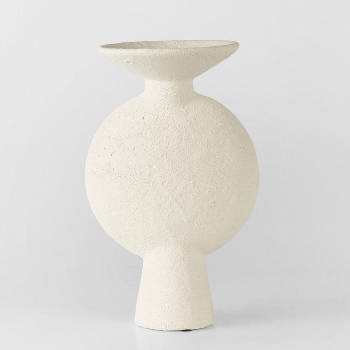 Miro Vase Round Chalk