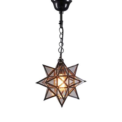 Star Ceiling Pendant Small Black