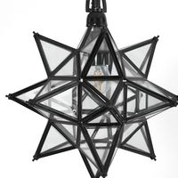 Star Ceiling Pendant Small Black
