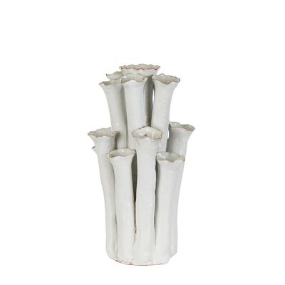 Tubular Vase White