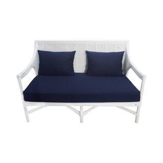 Havana Rattan 2-seater White