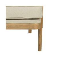 Asteria Oakwood Linen Armchair