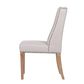 Ithaca Dining Chair Beige W/Studs
