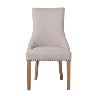 Bordeaux Studded Beige Dining Chair