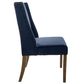 Ithaca Navy Velvet Dining Chair W/Studs