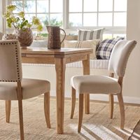 Claude Oakwood Dining Chair Beige