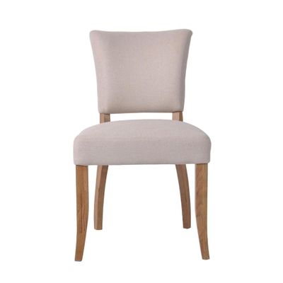 Claude Oakwood Dining Chair Beige