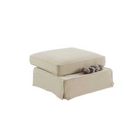 Slip Cover Only - Noosa Hamptons Ottoman Beige