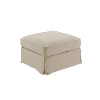 Slip Cover Only - Noosa Hamptons Ottoman Beige